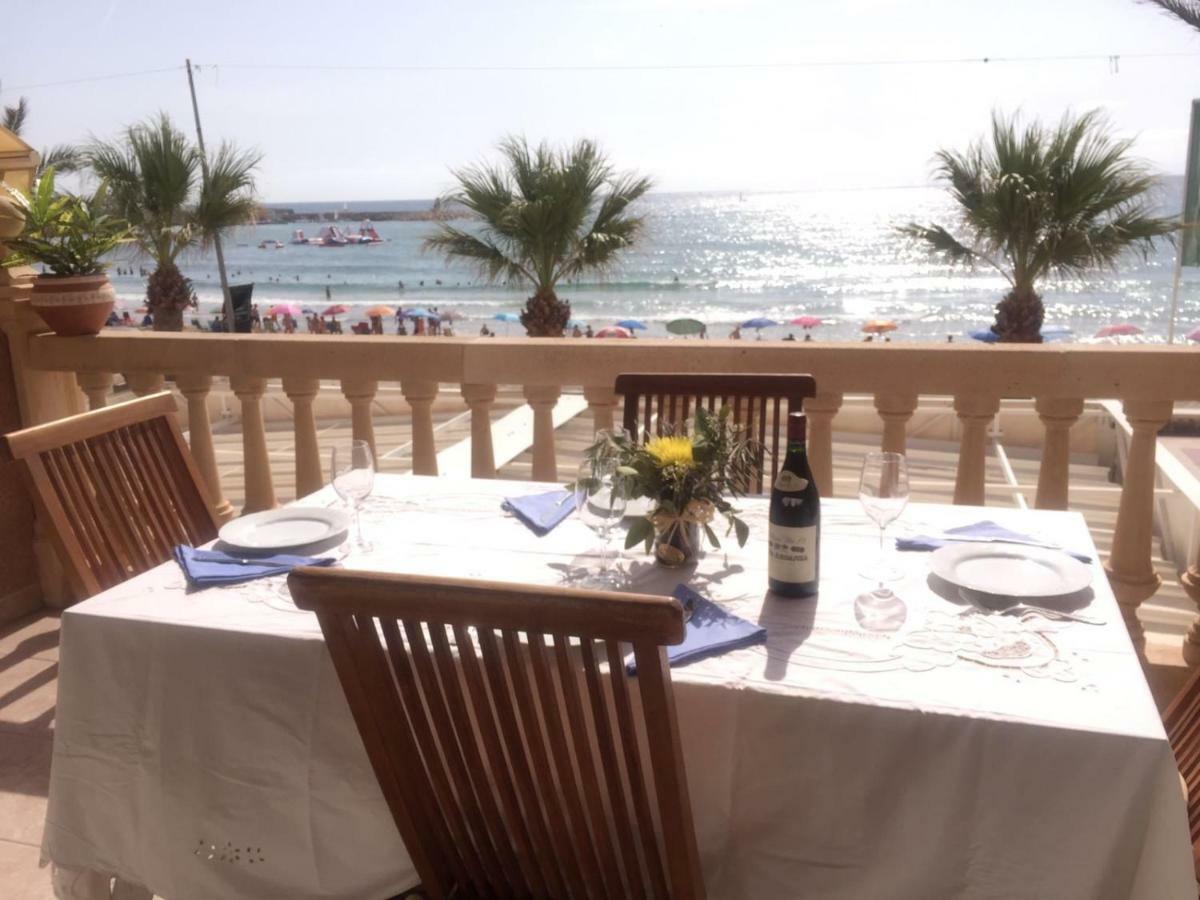 Precioso Piso Frente Al Mar Con Enorme Terraza Lägenhet El Campello Exteriör bild